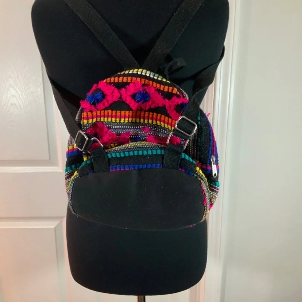 Boho Embroidered Tribal Aztec Backpack